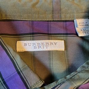 Mens Burberry dress shirt size xxl.